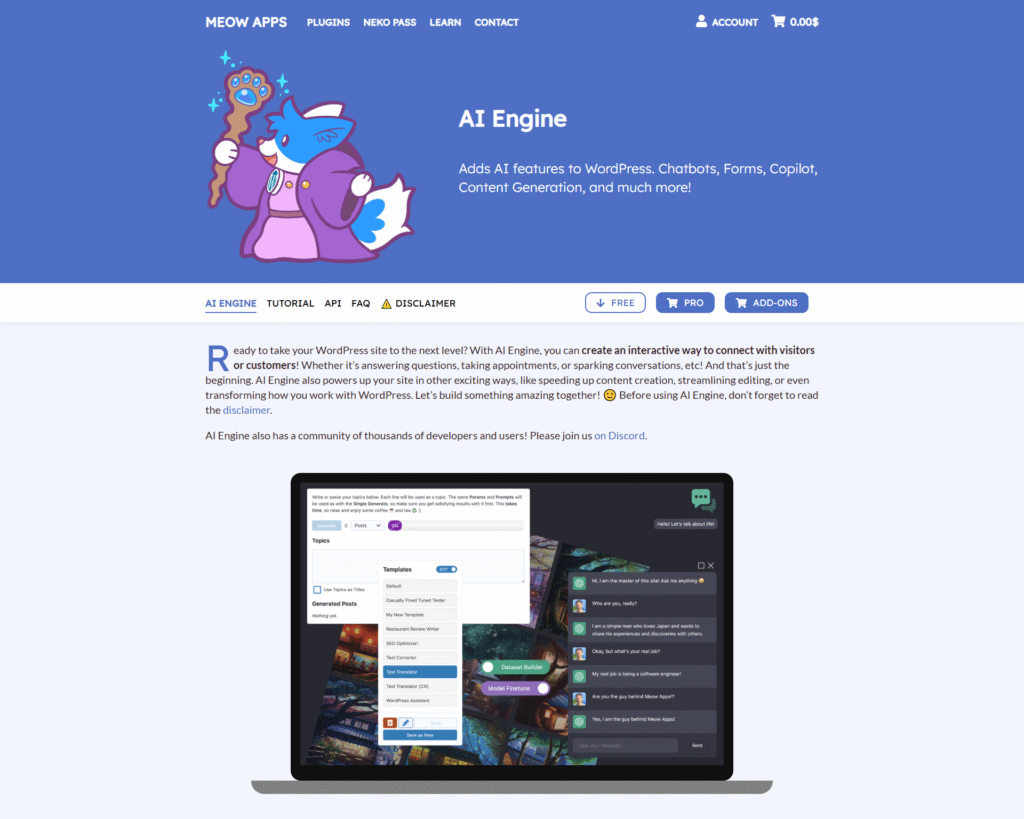 AI Engine WordPress Plugin