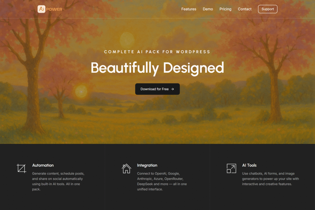 AI Power WordPress Plugin