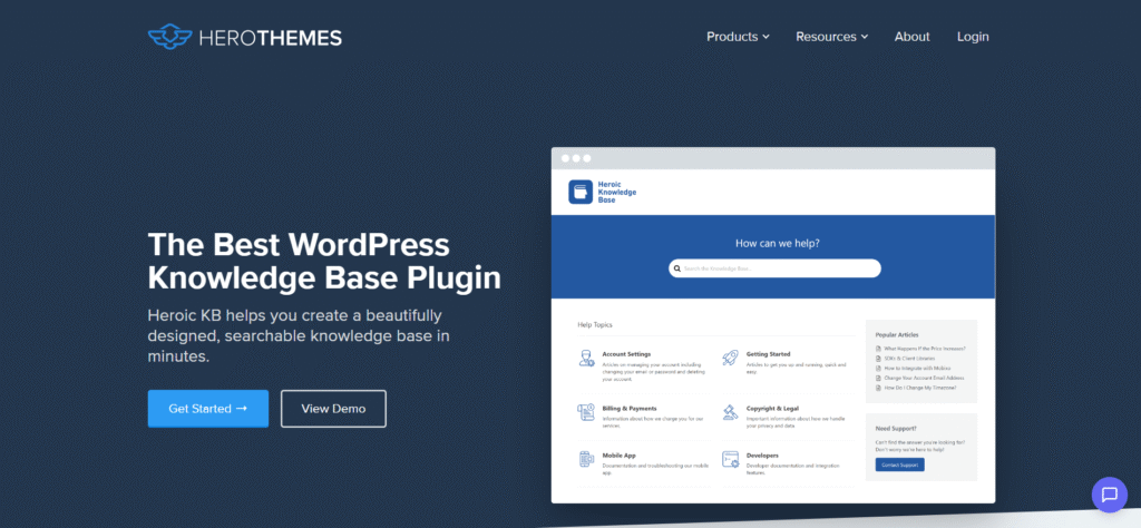 Heroic KB WordPress Plugin