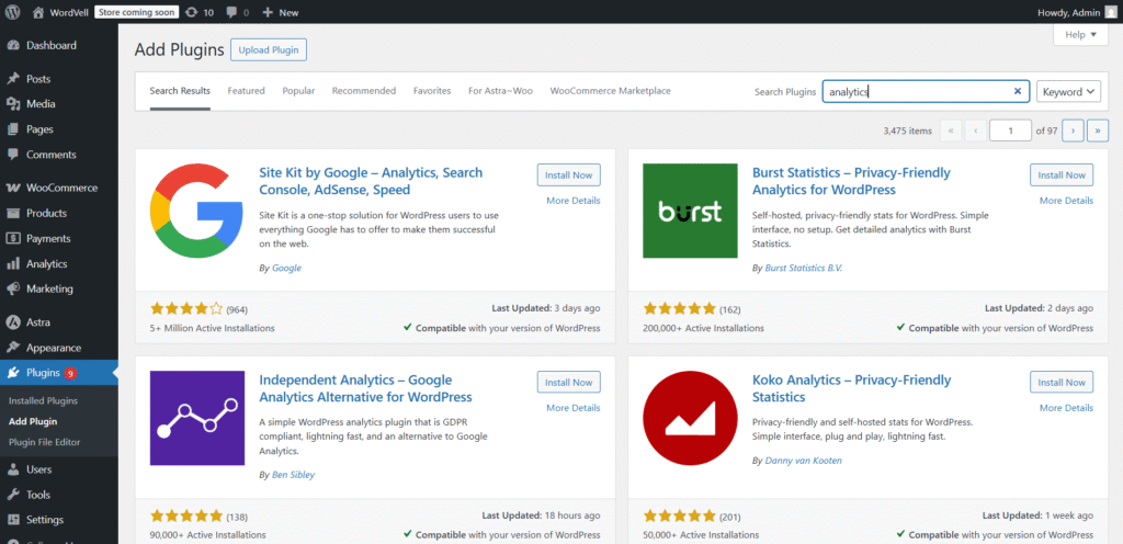 WordPress Analytics Plugins
