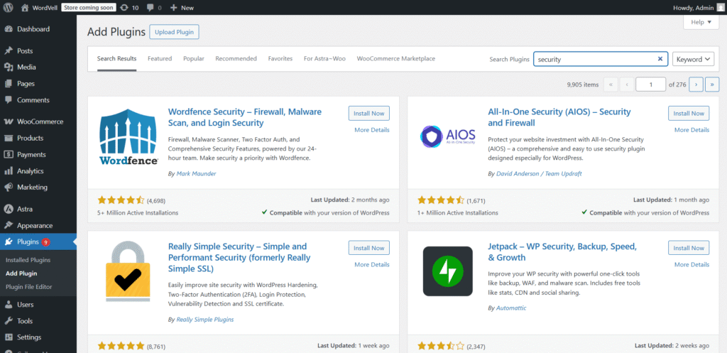 WordPress Security Plugins