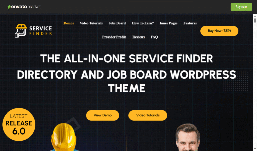 Service Finder WordPress theme vulnerability