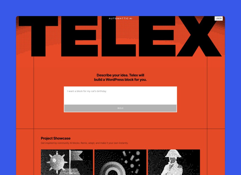WordPress Telex AI chatbot