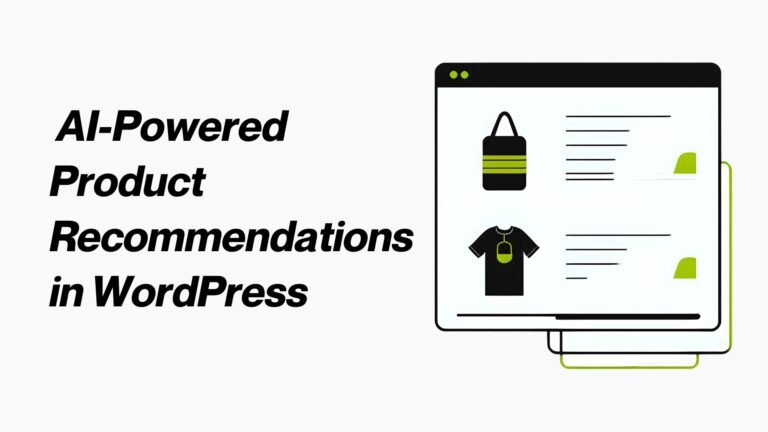 AI Product Recommendations in WordPress