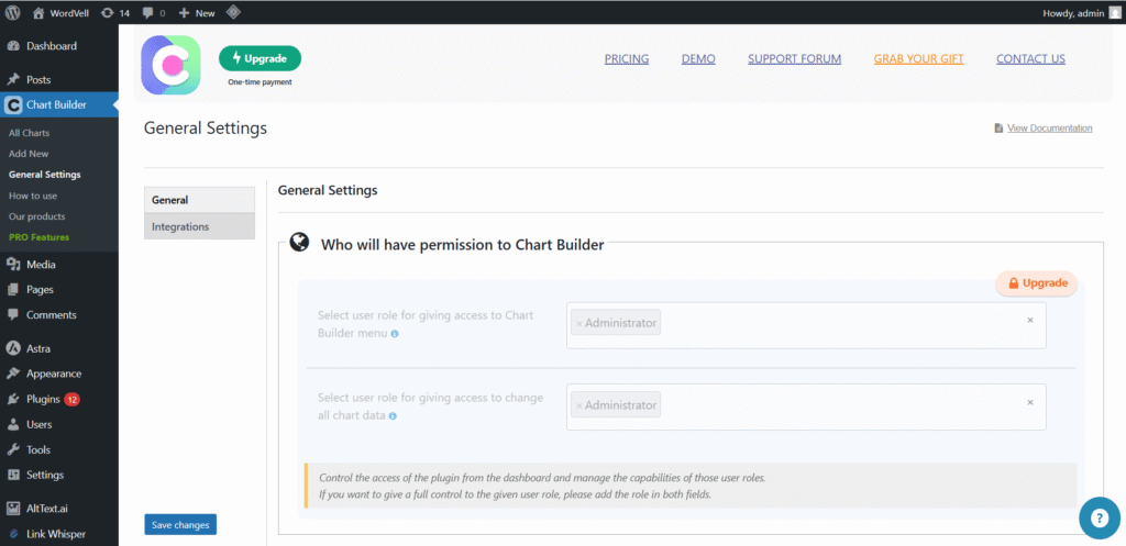 Chartify Permission Control