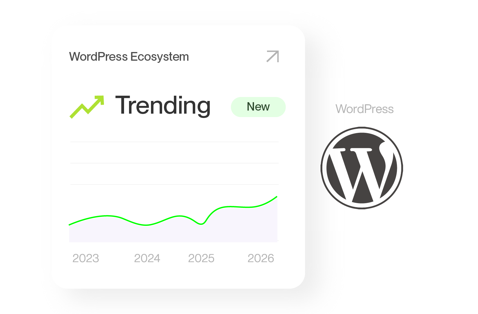 WordVell Bento grid item yearly trend