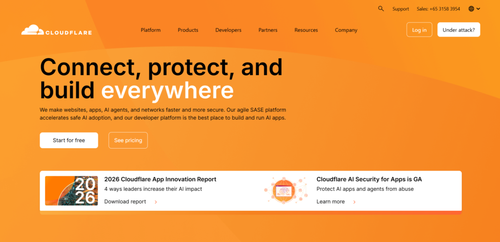 Cloudflare Website
